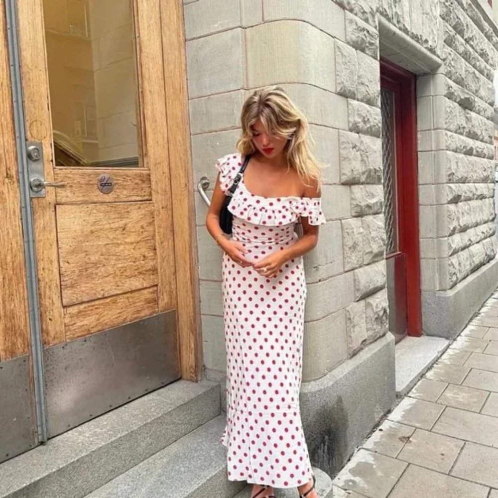 Realisation Par the Claudia Dress in Super Dot Red White